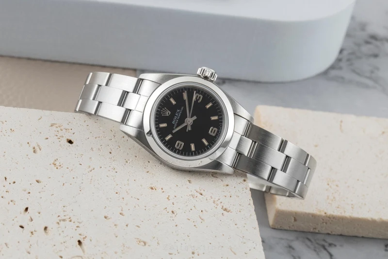 Rolex Oyster Perpetual steel automatic women's watch 67180 [2602275]