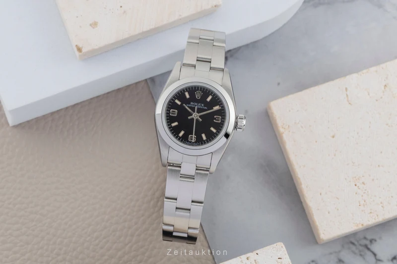 Rolex Oyster Perpetual steel automatic women's watch 67180 [2602275]