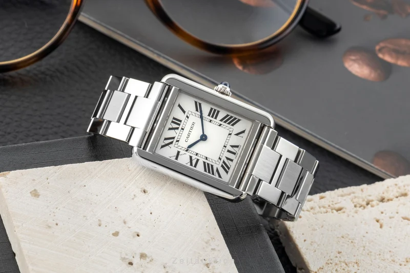 Cartier Tank steel quartz women's watch W5200013 [2602295]