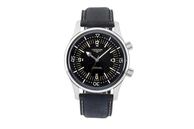Longines Legend Diver steel automatic men's watch L3.674.4.56.3 LP: 3950EUR [2601493]
