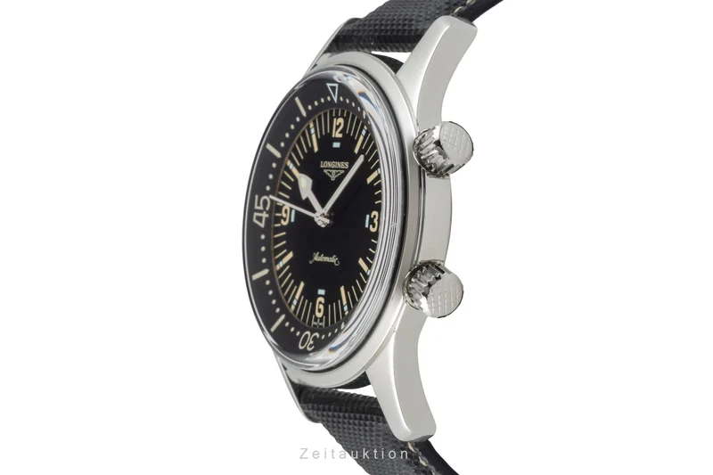 Longines Legend Diver steel automatic men's watch L3.674.4.56.3 LP: 3950EUR [2601493]