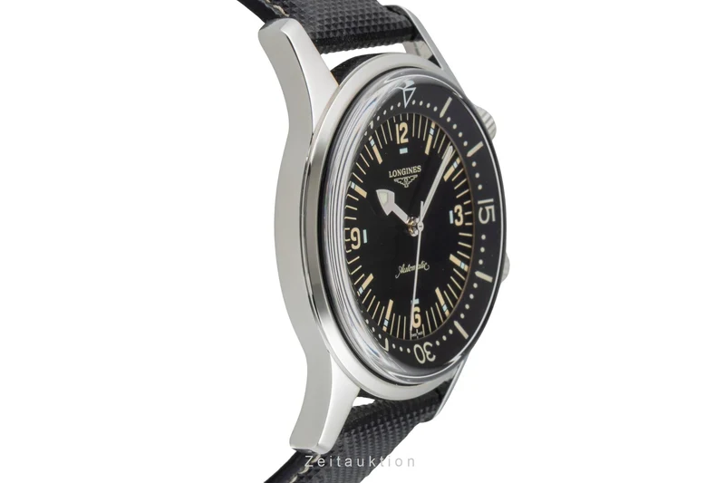 Longines Legend Diver steel automatic men's watch L3.674.4.56.3 LP: 3950EUR [2601493]