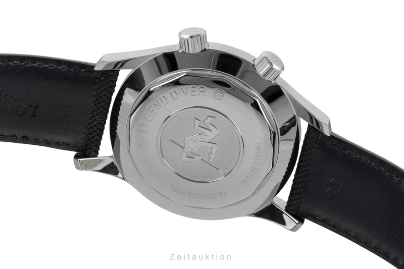 Longines Legend Diver steel automatic men's watch L3.674.4.56.3 LP: 3950EUR [2601493]