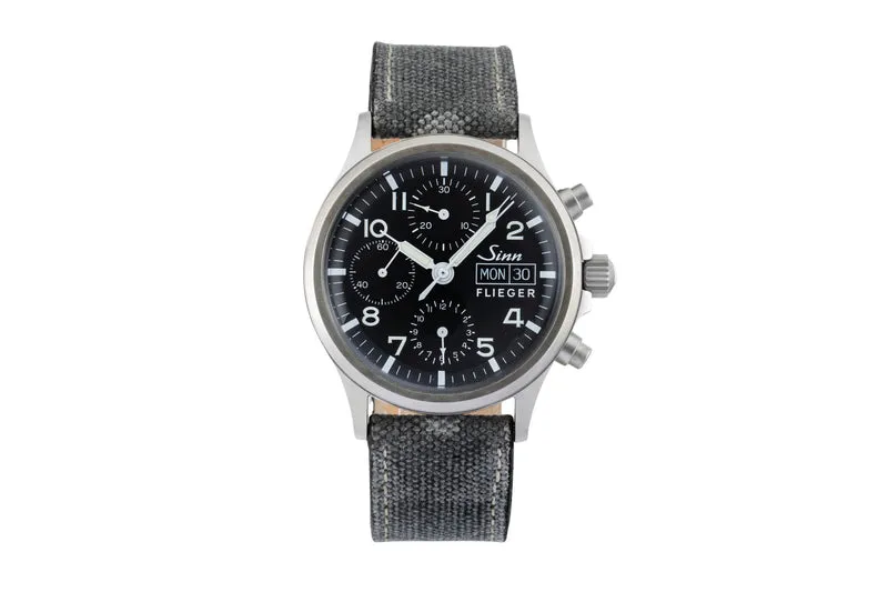 Sinn 356 chronograph steel automatic men's watch 356.020 LP: 2100EUR [2602356]