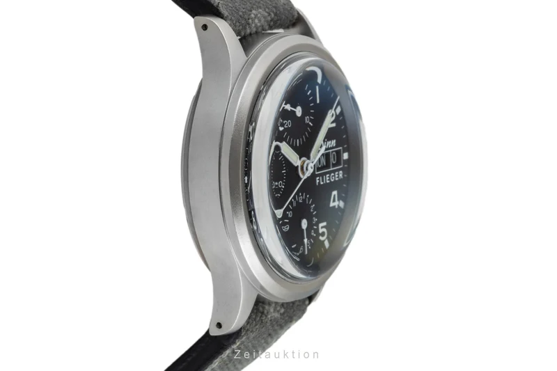 Sinn 356 chronograph steel automatic men's watch 356.020 LP: 2100EUR [2602356]