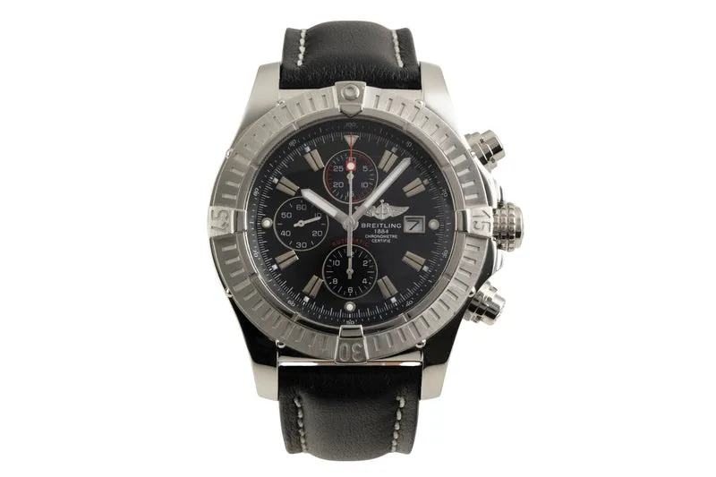 Breitling Super Avenger chronograph steel automatic men's watch A13370 [2602611]