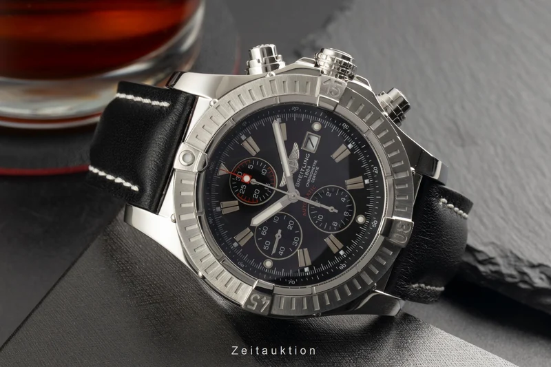 Breitling Super Avenger chronograph steel automatic men's watch A13370 [2602611]