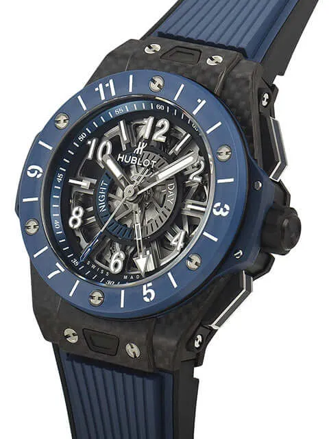 Hublot Big Bang Unico GMT Carbon Blue Ceramic 471.QL.7127.RX