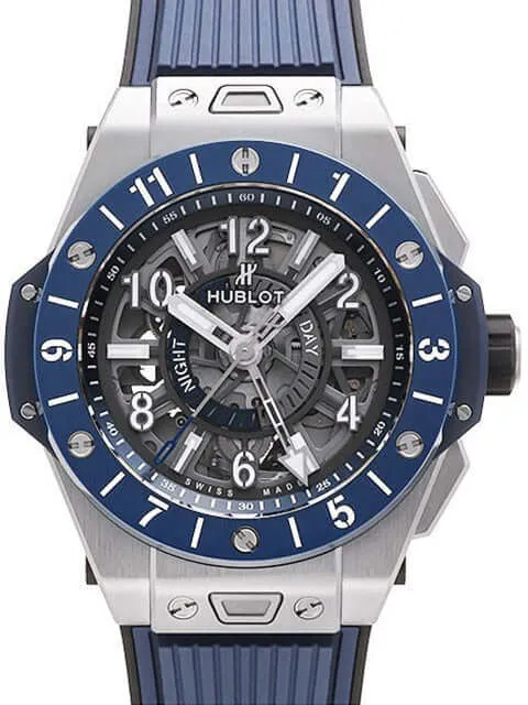 Hublot Big Bang Unico GMT Titanium Blue Ceramic 471.NL.7112.RX