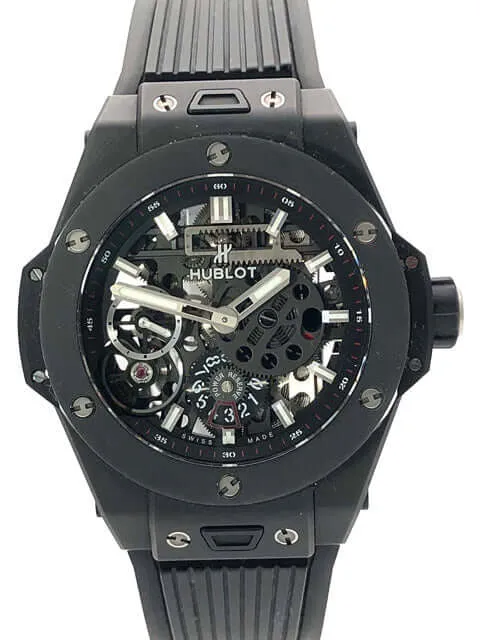 Hublot Big Bang Meca-10 Black Magic 414.CI.1123.RX aus 2018 D-Papiere