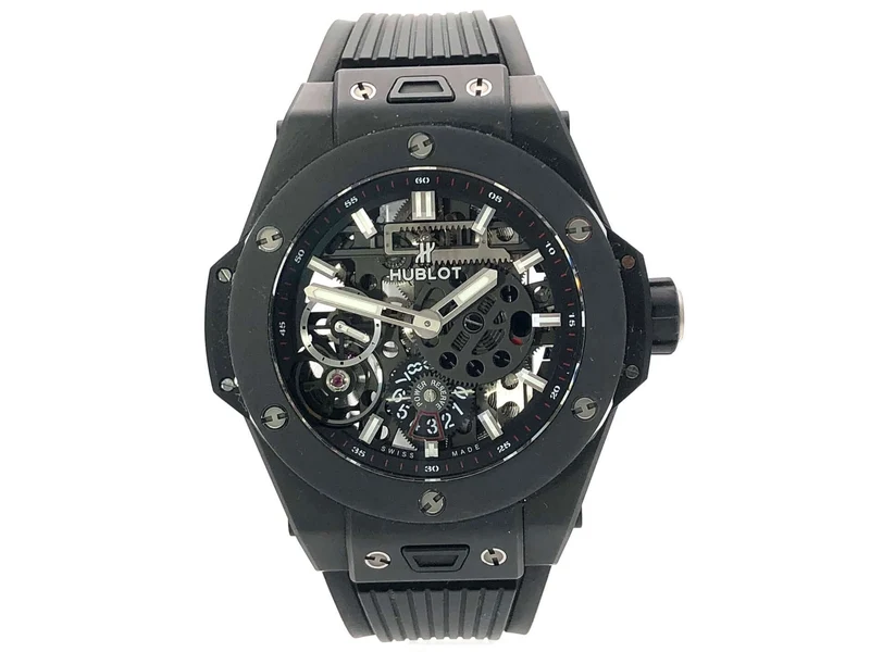 Hublot Big Bang Meca-10 Black Magic 414.CI.1123.RX aus 2018 D-Papiere