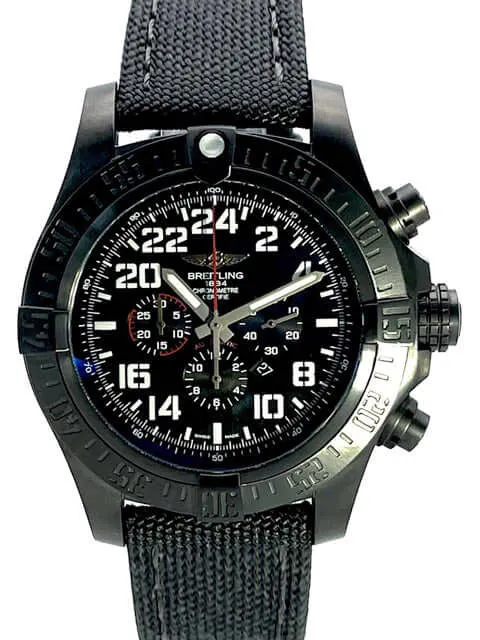 Breitling Super Avenger II Black Steel M2233010 Limited Edition aus 2014 D-Papiere