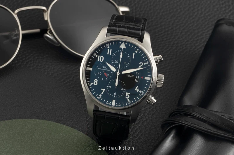 IWC Fliegerchronograph chronograph steel automatic men's watch IW377701 LP: 7800EUR [2602555]