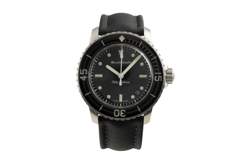 Blancpain Fifty Fathoms steel automatic men's watch 5015E-1130-B52A Limited [2602591]