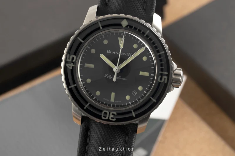 Blancpain Fifty Fathoms steel automatic men's watch 5015E-1130-B52A Limited [2602591]
