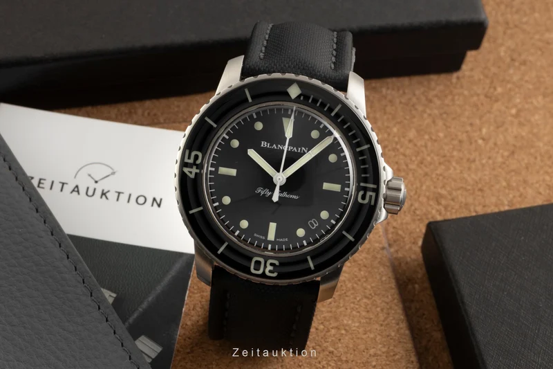 Blancpain Fifty Fathoms steel automatic men's watch 5015E-1130-B52A Limited [2602591]