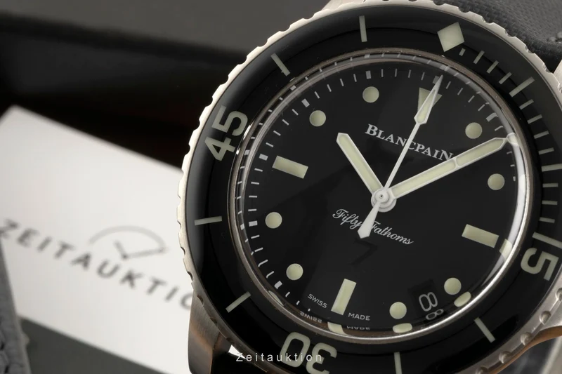 Blancpain Fifty Fathoms steel automatic men's watch 5015E-1130-B52A Limited [2602591]