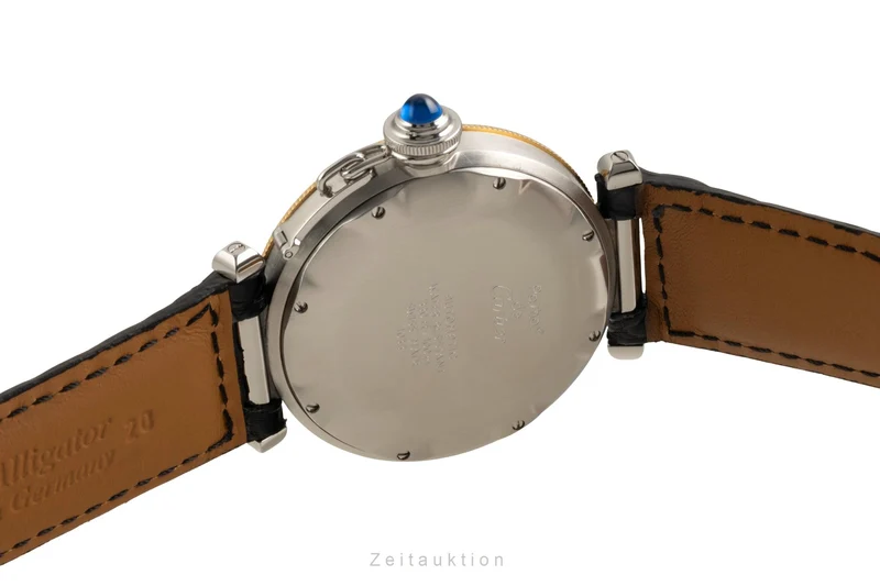 Cartier Pasha steel / gold automatic men's watch W31012H3, 1033 [2602640]