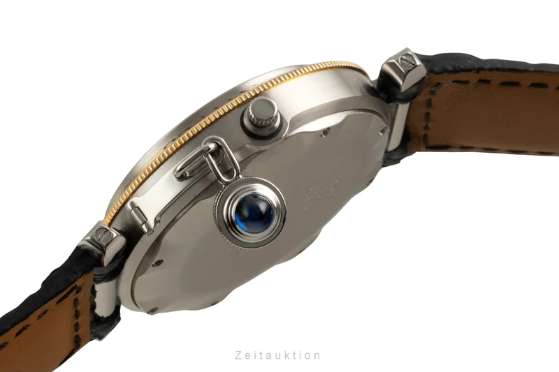 Cartier Pasha steel / gold automatic men's watch W31012H3, 1033 [2602640]