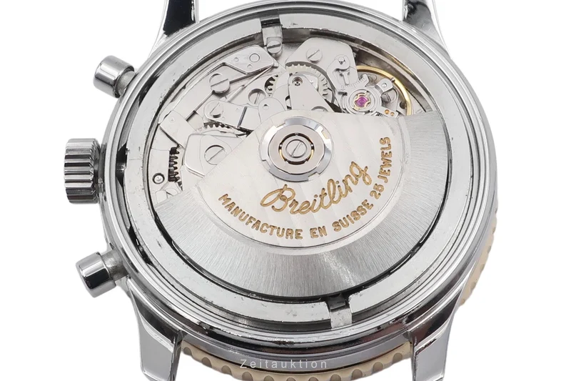 Breitling Old Navitimer chronograph steel / gold automatic men's watch B13019 [2600867]