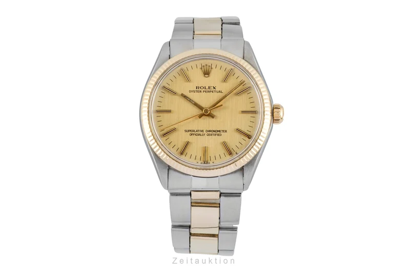 Rolex Oyster Perpetual steel / gold automatic men's watch 1005 Vintage [2602264]
