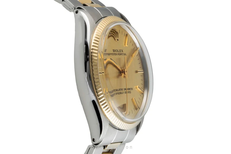 Rolex Oyster Perpetual steel / gold automatic men's watch 1005 Vintage [2602264]