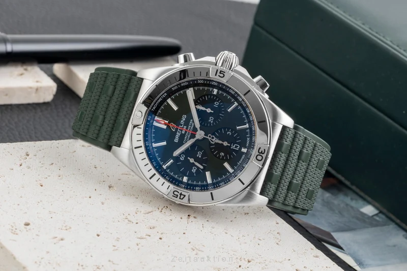 Breitling Chronomat chronograph steel automatic men's watch AB0134101L2S1 LP: 8800EUR [2602633]