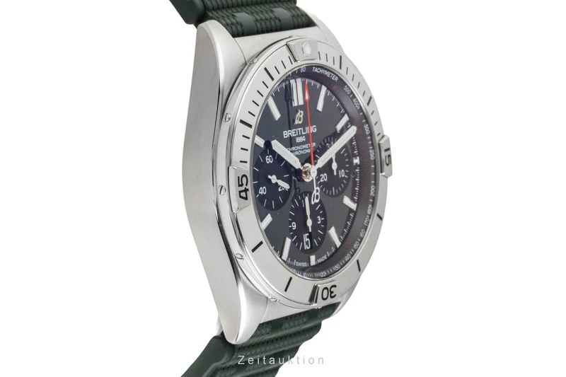 Breitling Chronomat chronograph steel automatic men's watch AB0134101L2S1 LP: 8800EUR [2602633]