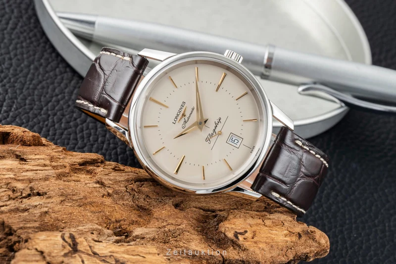 Longines Flagship steel automatic men's watch L4.795.4.78.2 LP: 2000EUR [2602636]