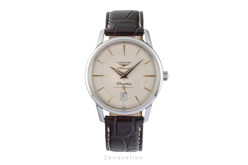 Longines Flagship steel automatic men's watch L4.795.4.78.2 LP: 2000EUR [2602636]