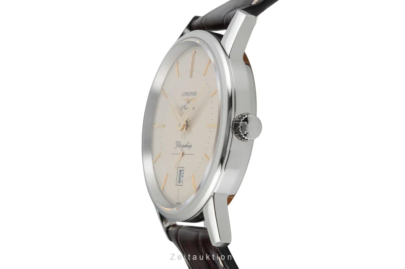 Longines Flagship steel automatic men's watch L4.795.4.78.2 LP: 2000EUR [2602636]