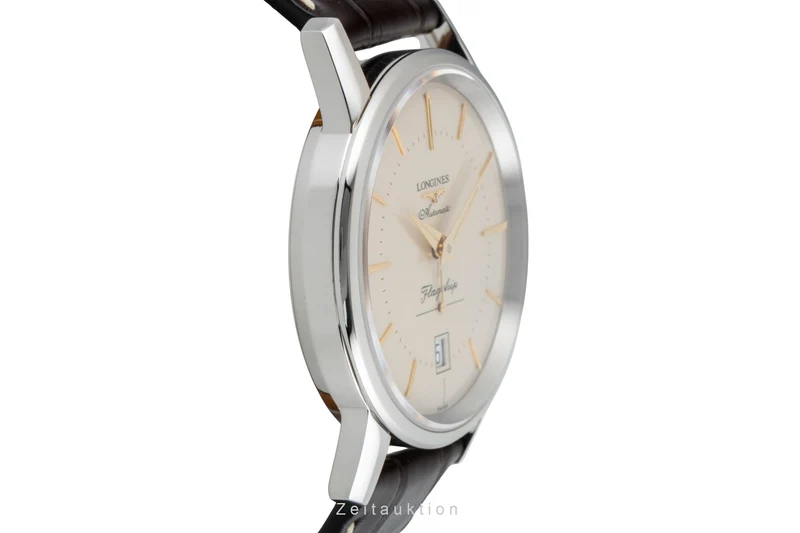 Longines Flagship steel automatic men's watch L4.795.4.78.2 LP: 2000EUR [2602636]
