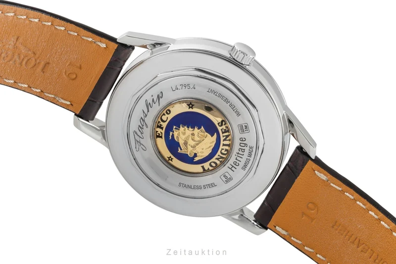 Longines Flagship steel automatic men's watch L4.795.4.78.2 LP: 2000EUR [2602636]