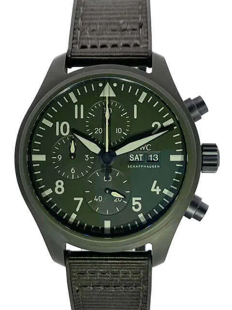 IWC Pilots Watch Chronograph Top Gun Woodland Edition IW389106