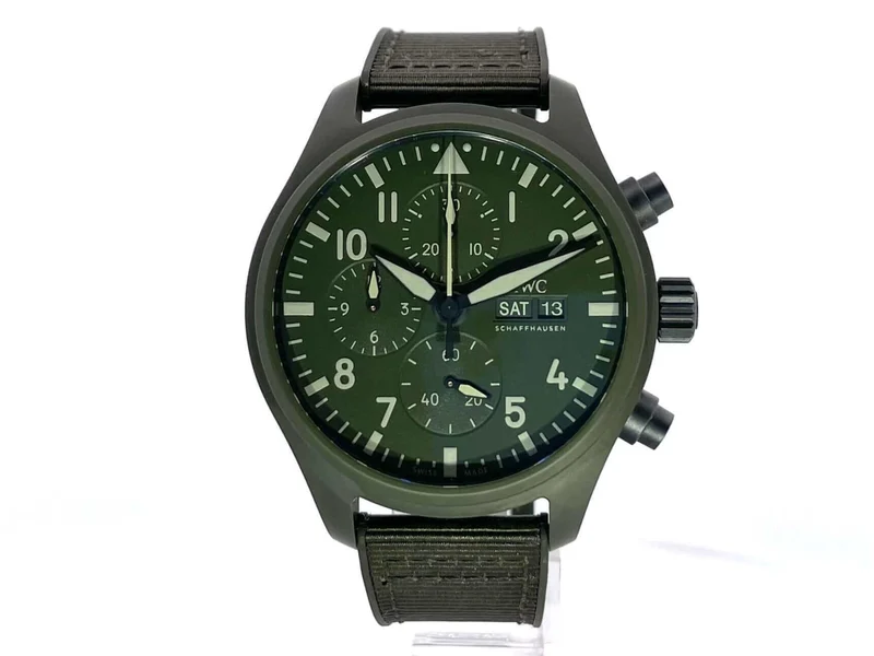 IWC Pilots Watch Chronograph Top Gun Woodland Edition IW389106