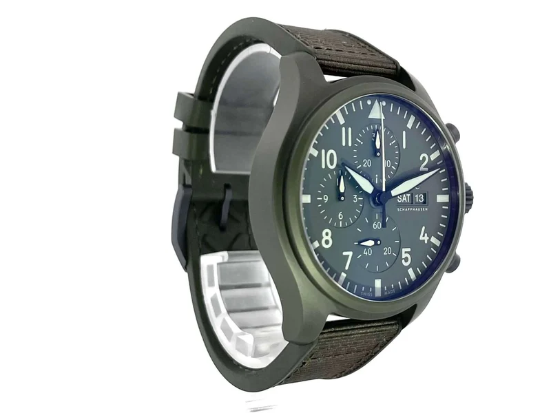 IWC Pilots Watch Chronograph Top Gun Woodland Edition IW389106