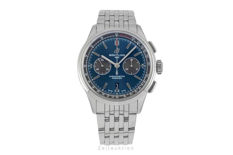 Breitling Premier chronograph steel automatic men's watch AB0118A61C1A1 LP: 9350EUR [2602440]
