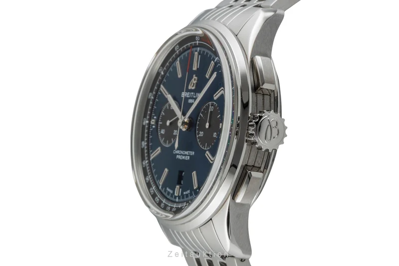 Breitling Premier chronograph steel automatic men's watch AB0118A61C1A1 LP: 9350EUR [2602440]