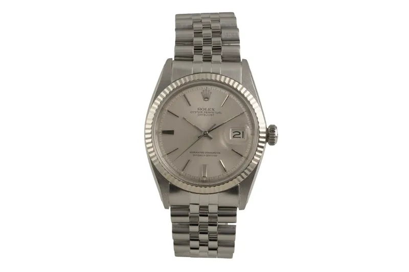 Rolex Datejust steel / white gold automatic men's watch 1601 Vintage [2602271]