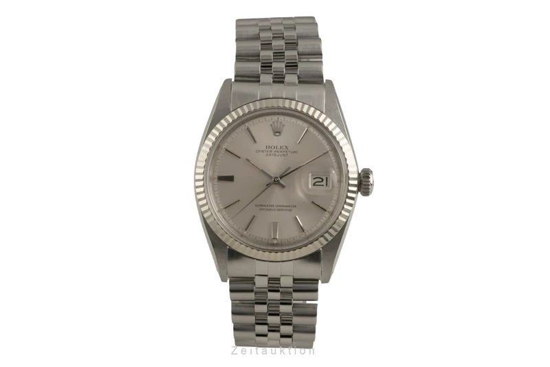 Rolex Datejust steel / white gold automatic men's watch 1601 Vintage [2602271]