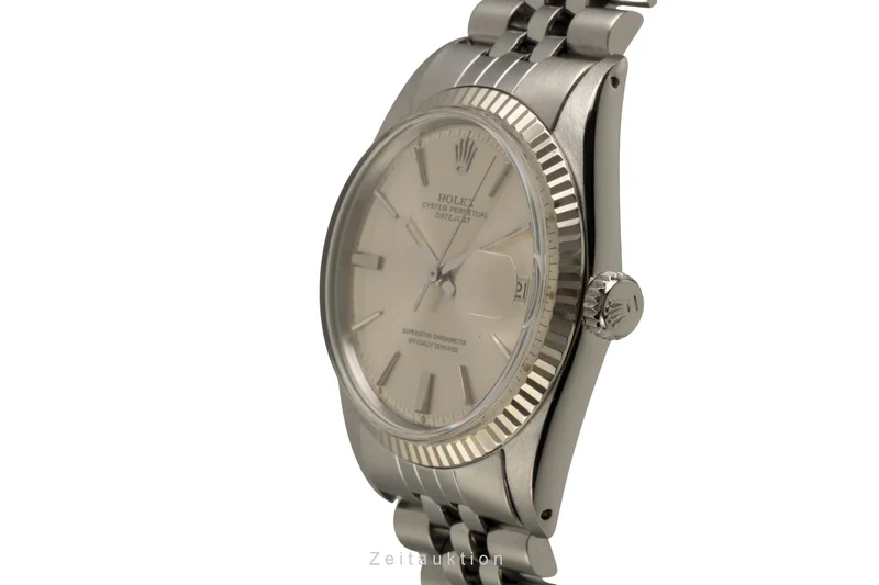 Rolex Datejust steel / white gold automatic men's watch 1601 Vintage [2602271]