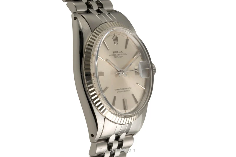 Rolex Datejust steel / white gold automatic men's watch 1601 Vintage [2602271]