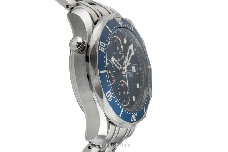 Omega Seamaster chronograph steel automatic men's watch 2225.80.00 LP: 9300EUR [2602098]