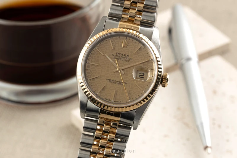 Rolex Datejust steel / gold automatic men's watch 16233 [2602056]