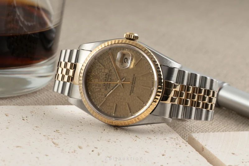 Rolex Datejust steel / gold automatic men's watch 16233 [2602056]