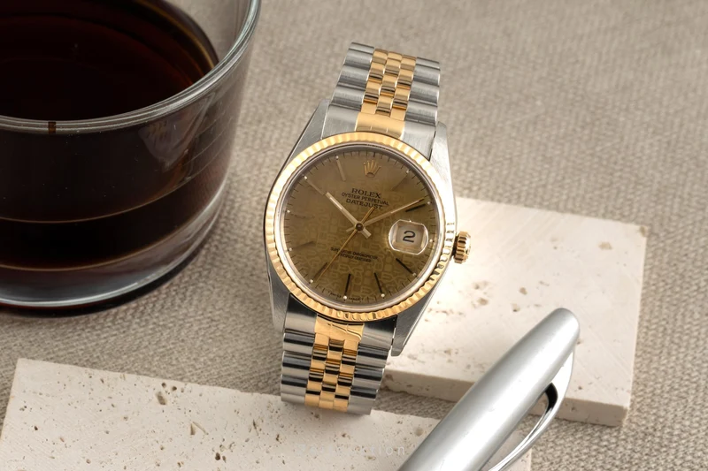 Rolex Datejust steel / gold automatic men's watch 16233 [2602056]