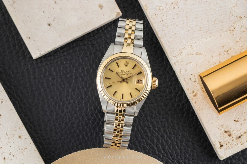 Rolex Lady Date steel / gold automatic women's watch 6917 Vintage [2601932]
