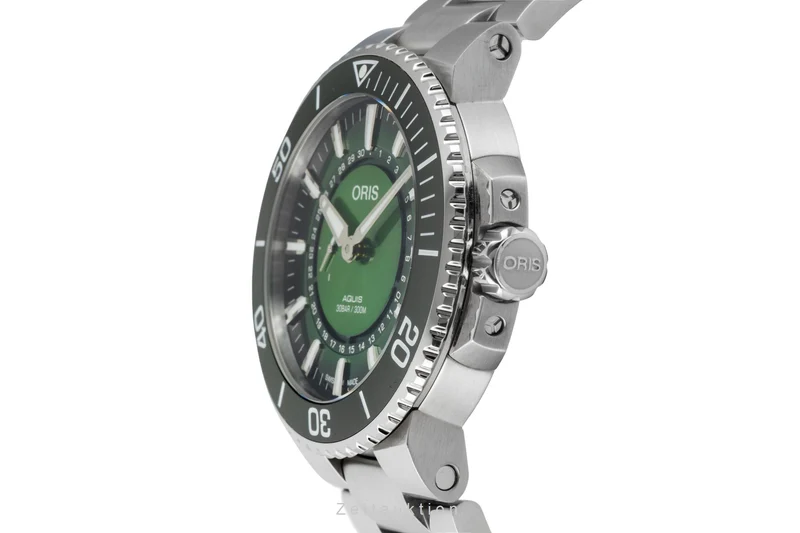 Oris Aquis Date steel automatic men's watch 01 743 7734 4187-Set Limited [2602017]