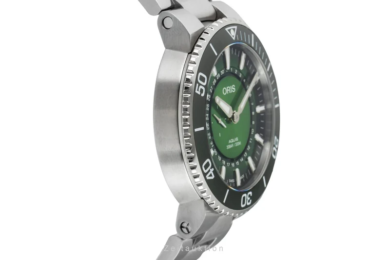 Oris Aquis Date steel automatic men's watch 01 743 7734 4187-Set Limited [2602017]