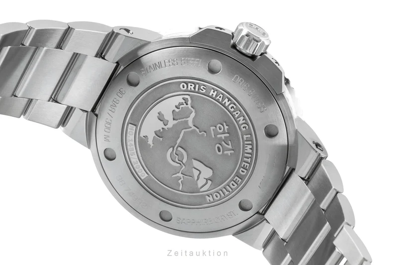 Oris Aquis Date steel automatic men's watch 01 743 7734 4187-Set Limited [2602017]